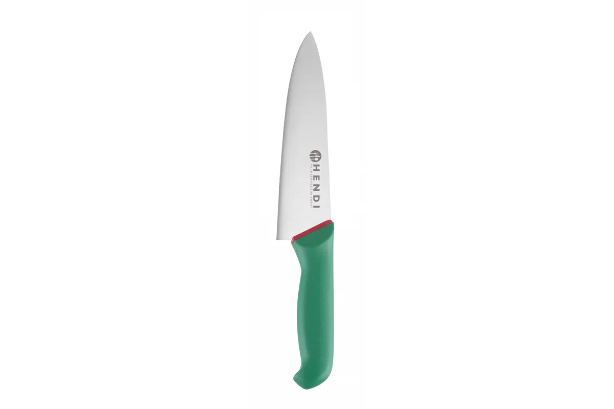 Nóż szefa kuchni, zielony, 360mm HENDI 843307