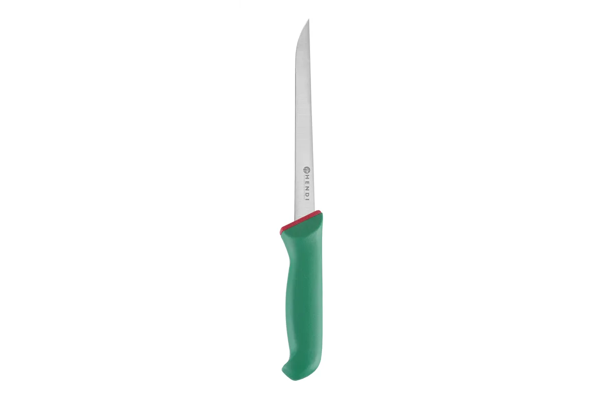 Nóż do filetowania ryb giętki, zielony, 330mm HENDI 843321