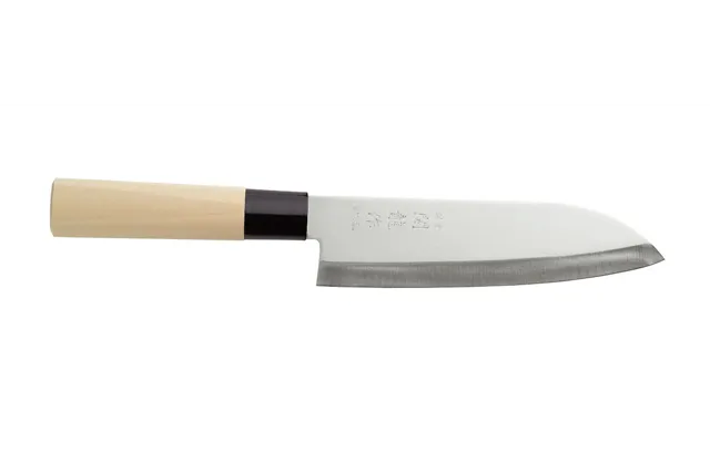 Nóż japoński Santoku, jasne drewno, 290mm HENDI 845035