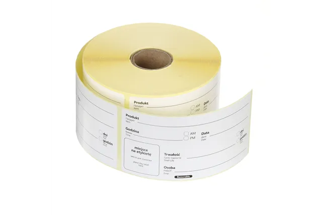Etykiety Food Safety, wielorazowe – „DATA PRZYDATNOŚCI” , 500 szt., 100x50mm HENDI 850206