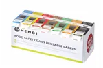 Zestaw etykiet wielorazowych Food Safety na każdy dzień tygodnia z podajnikiem, 240x80x100mm HENDI 850305