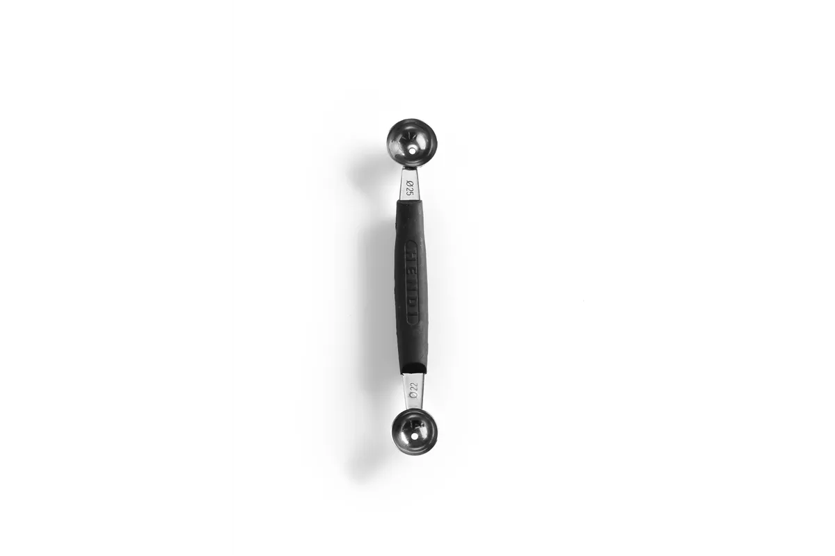 Nóż dekoracyjny do kulek podwójny, ø 22-25 mm, czarny, 165mm HENDI 856000