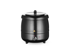 Kociołek do zupy, Kitchen Line, 8L, czarny, 230V/400W, ⌀330x363mm HENDI 860083