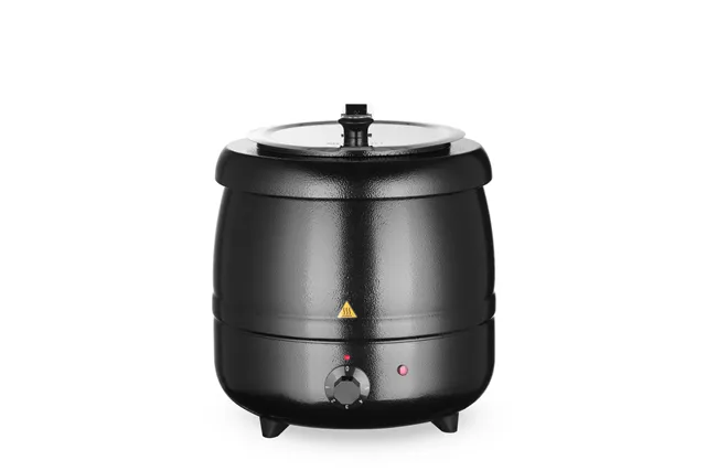 Kociołek do zupy, Kitchen Line, 8L, czarny, 230V/400W, ⌀330x363mm HENDI 860083