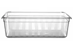 Pojemnik z poliwęglanu GN 2/1, GN 2/1, 58L, transparentny, 650x530x200mm HENDI 861196