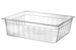 Pojemnik z poliwęglanu GN 2/1, GN 2/1, 58L, transparentny, 650x530x200mm HENDI 861196