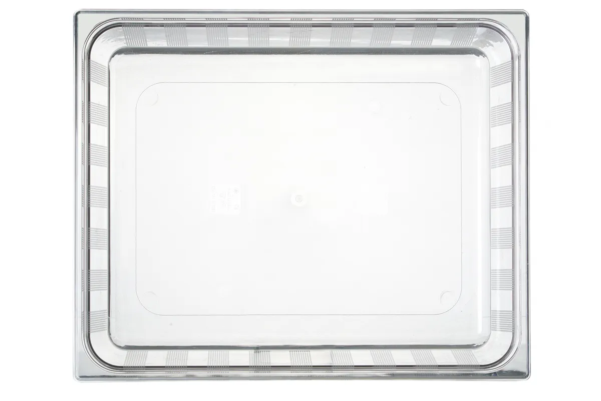 Pojemnik z poliwęglanu GN 2/1, GN 2/1, 58L, transparentny, 650x530x200mm HENDI 861196