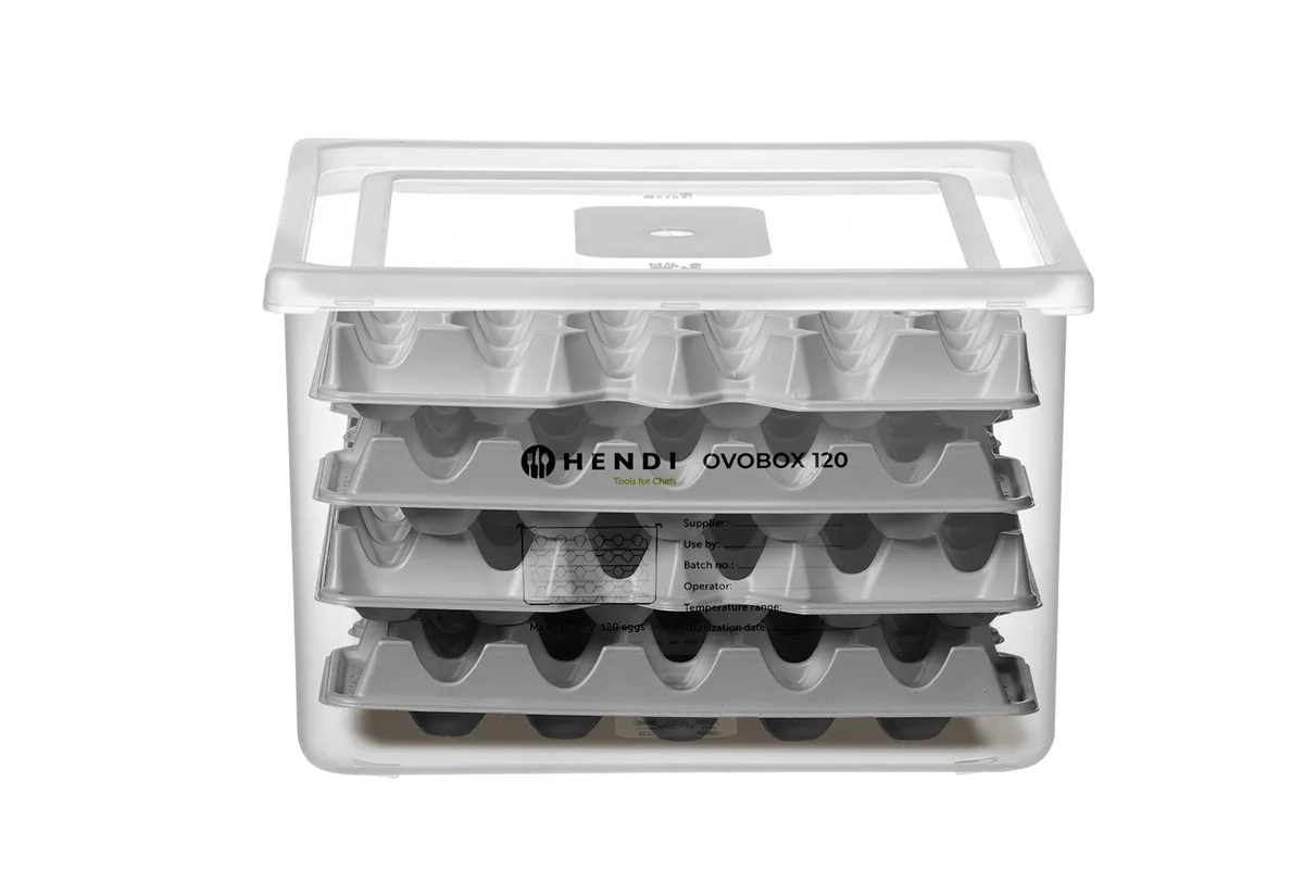 Pojemnik na jajka OVOBOX 120, GN 2/3, 18L, 355x325x200mm HENDI 870785