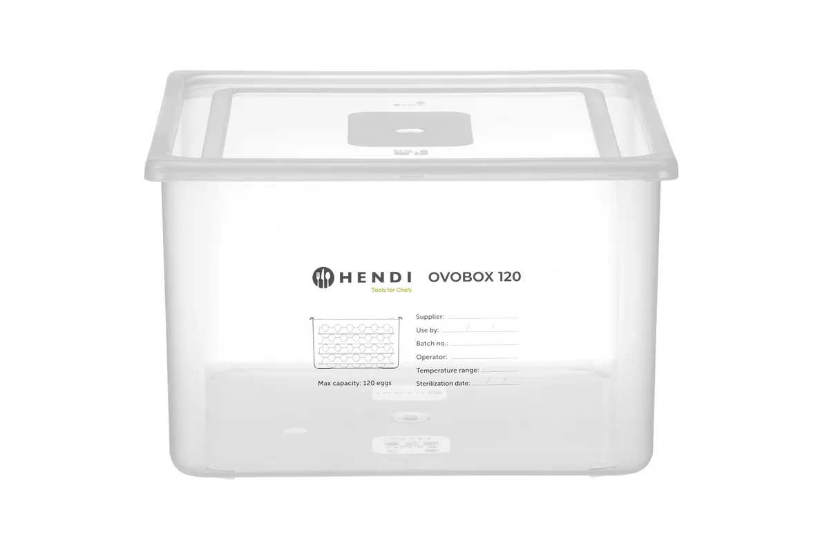 Pojemnik na jajka OVOBOX 120, GN 2/3, 18L, 355x325x200mm HENDI 870785