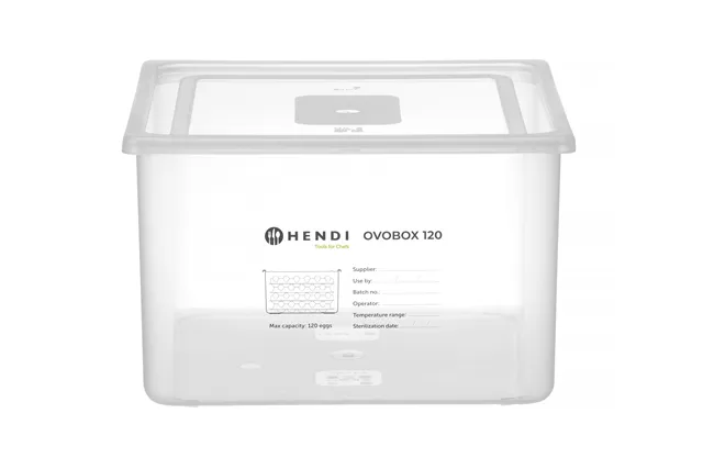 Pojemnik na jajka OVOBOX 120, GN 2/3, 18L, 355x325x200mm HENDI 870785