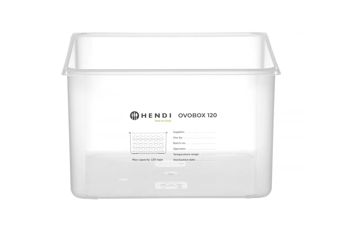 Pojemnik na jajka OVOBOX 120, GN 2/3, 18L, 355x325x200mm HENDI 870785
