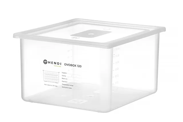 Pojemnik na jajka OVOBOX 120, GN 2/3, 18L, 355x325x200mm HENDI 870785