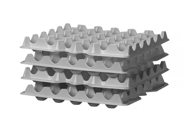 Zestaw 4 tacek na jajka OVOBOX 120, 291x288x41mm, Prostokątny HENDI 870792