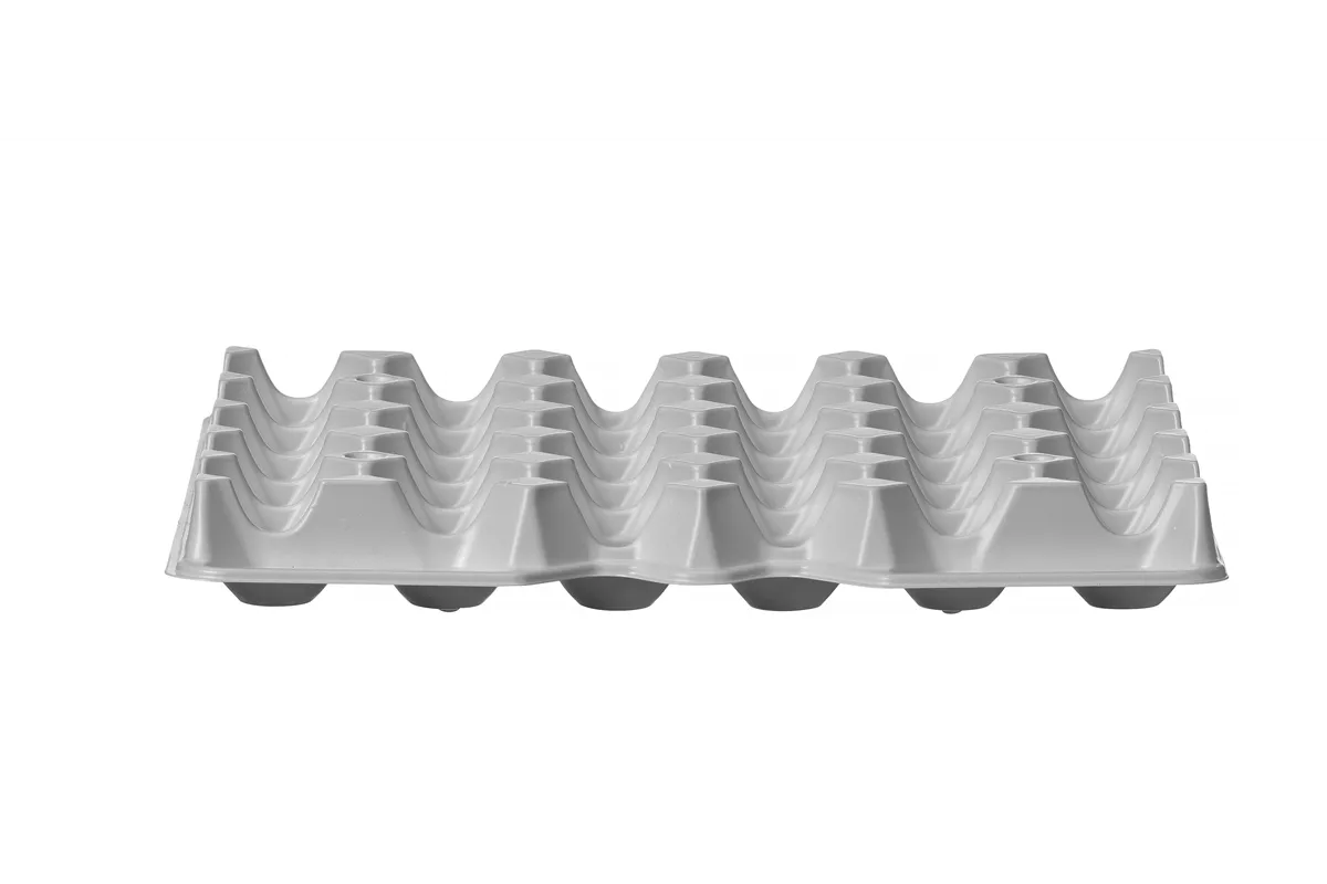 Zestaw 4 tacek na jajka OVOBOX 120, 291x288x41mm, Prostokątny HENDI 870792