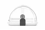 Witrynka pojedyncza Roll top, 465x310x190mm HENDI 871706
