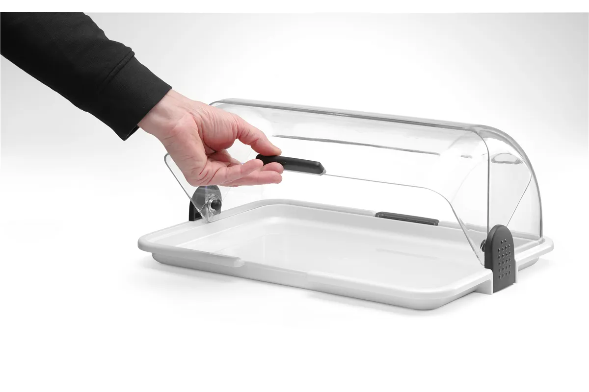 Witrynka pojedyncza Roll top, 465x310x190mm HENDI 871706