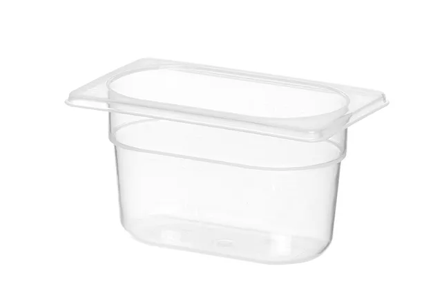 Pojemnik GN 1/9 z polipropylenu, Profi Line, 1,0, GN 1/9, 0,75L, transparentny, 176x108x100mm HENDI 880524