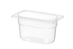 Pojemnik GN 1/9 z polipropylenu, Profi Line, 1,0, GN 1/9, 0,75L, transparentny, 176x108x100mm HENDI 880524