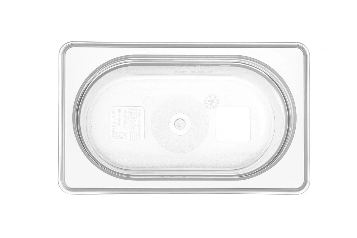 Pojemnik GN 1/9 z polipropylenu, Profi Line, 1,0, GN 1/9, 0,75L, transparentny, 176x108x100mm HENDI 880524