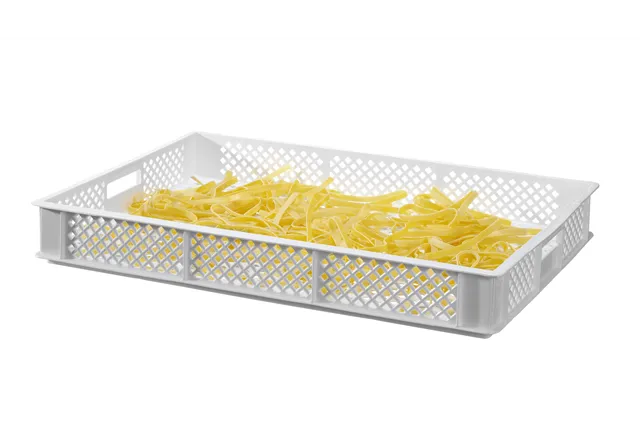 Pojemnik do suszenia świeżego makaronu, biały, 600x400x70mm, Prostokątny HENDI 880999