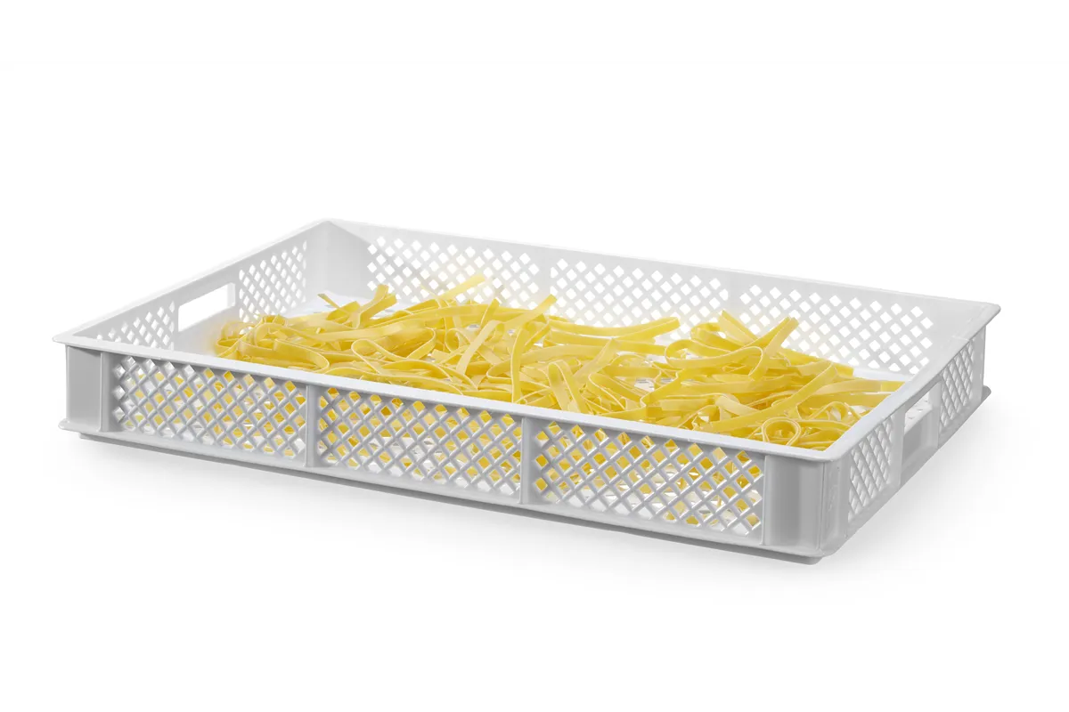 Pojemnik do suszenia świeżego makaronu, biały, 600x400x70mm, Prostokątny HENDI 880999
