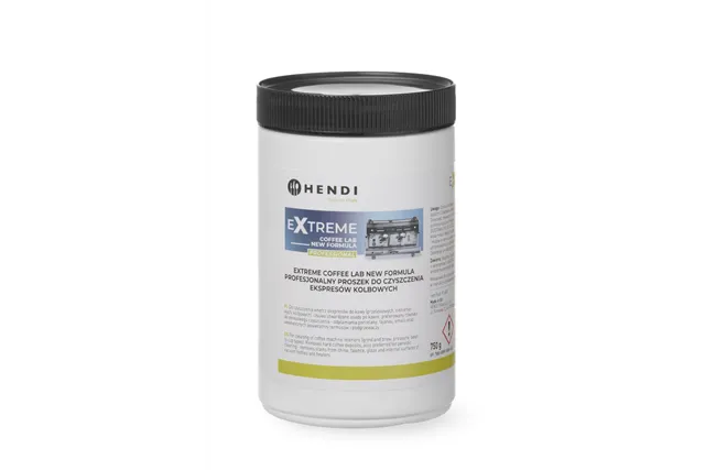 Extreme Coffee Lab NEW FORMULA profesjonalny proszek do czyszczenia ekspresów kolbowych, 0,75 kg HENDI 976685