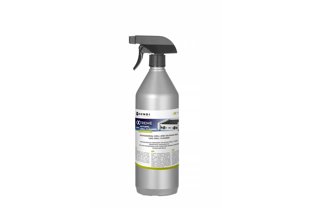 Extreme Natural Grill Cleaner profesjonalny preparat do mycia grilli i podgrzewaczy rolkowych, 1 l HENDI 976814