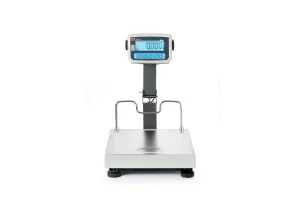 Waga platformowa LCD ze składanym wysięgnikiem i z legalizacją, seria EKO+, 60 kg, 350x400x522mm TEM BEK+C035X040060-KB