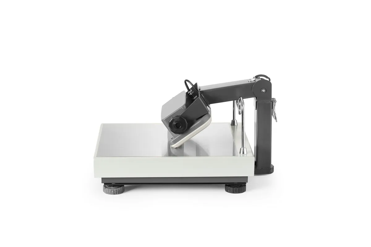 Waga platformowa LCD ze składanym wysięgnikiem i z legalizacją, seria EKO+, 60 kg, 350x400x522mm TEM BEK+C035X040060-KB