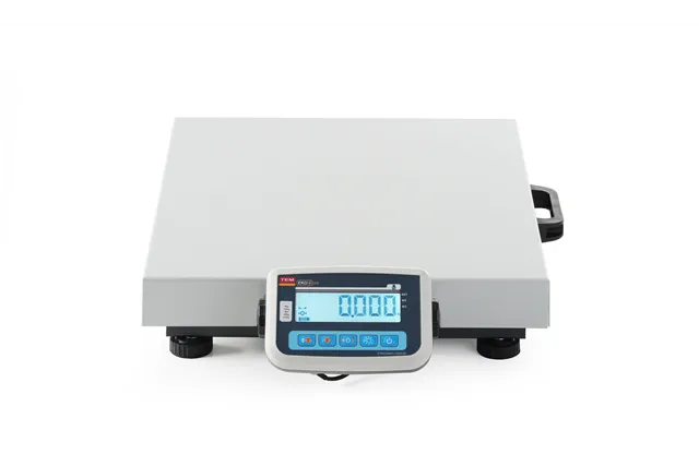 Waga paczkowa przenośna LCD z legalizacją, seria EKO+, 150 kg, xxmm TEM BEK+C050X060150-F