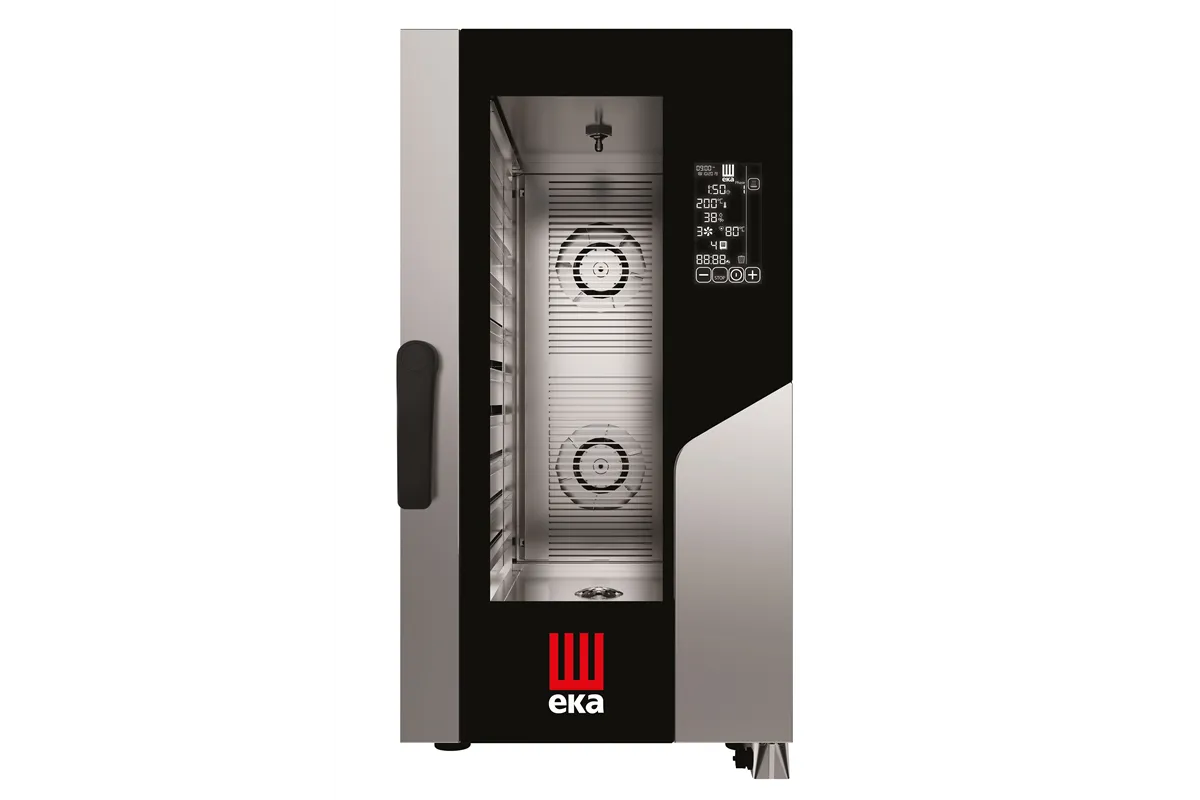 Piec konwekcyjno-parowy Millennial Black Mask Gastro Compact 10×GN 1/1 elektryczny 400V/15400W 500x930x970 Tecnoeka MKF1011CBM