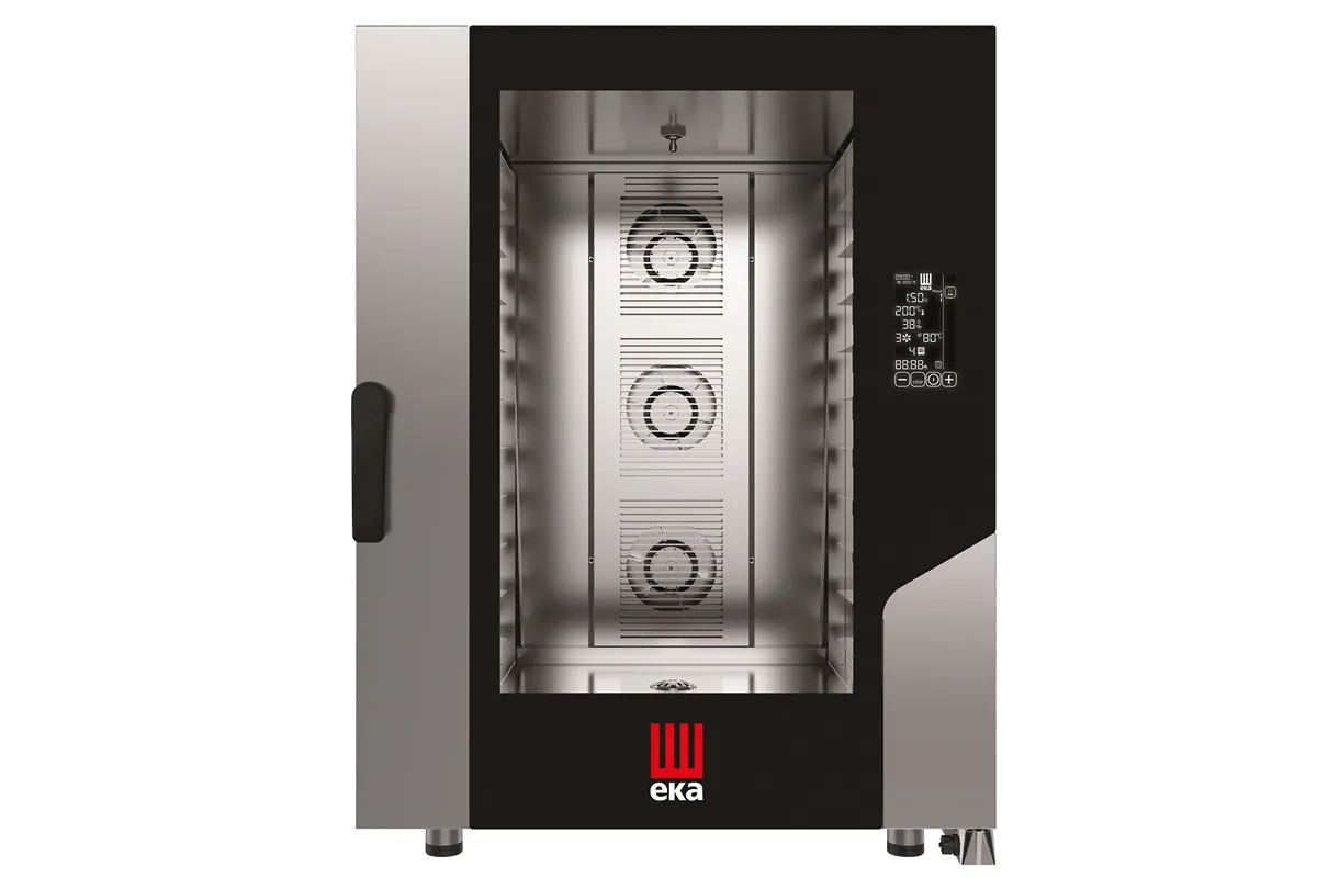 Piec konwekcyjno-parowy Millennial Black Mask Bakery 10×600×400 mm elektryczny 400V/15500W 850x1035x1130mm Tecnoeka MKF1064BM