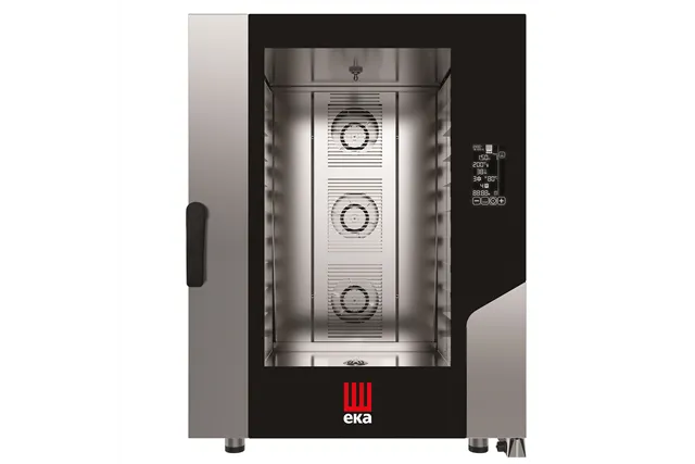 Piec konwekcyjno-parowy Millennial Black Mask Bakery 10×600×400 mm elektryczny 400V/15500W 850x1035x1130mm Tecnoeka MKF1064BM