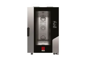 Piec konwekcyjno-parowy Millennial Black Mask Gastro, 11×GN1/1 gazowy, 230V/700W, 17500kW, 730x849x1231mm Tecnoeka MKF1111GBM
