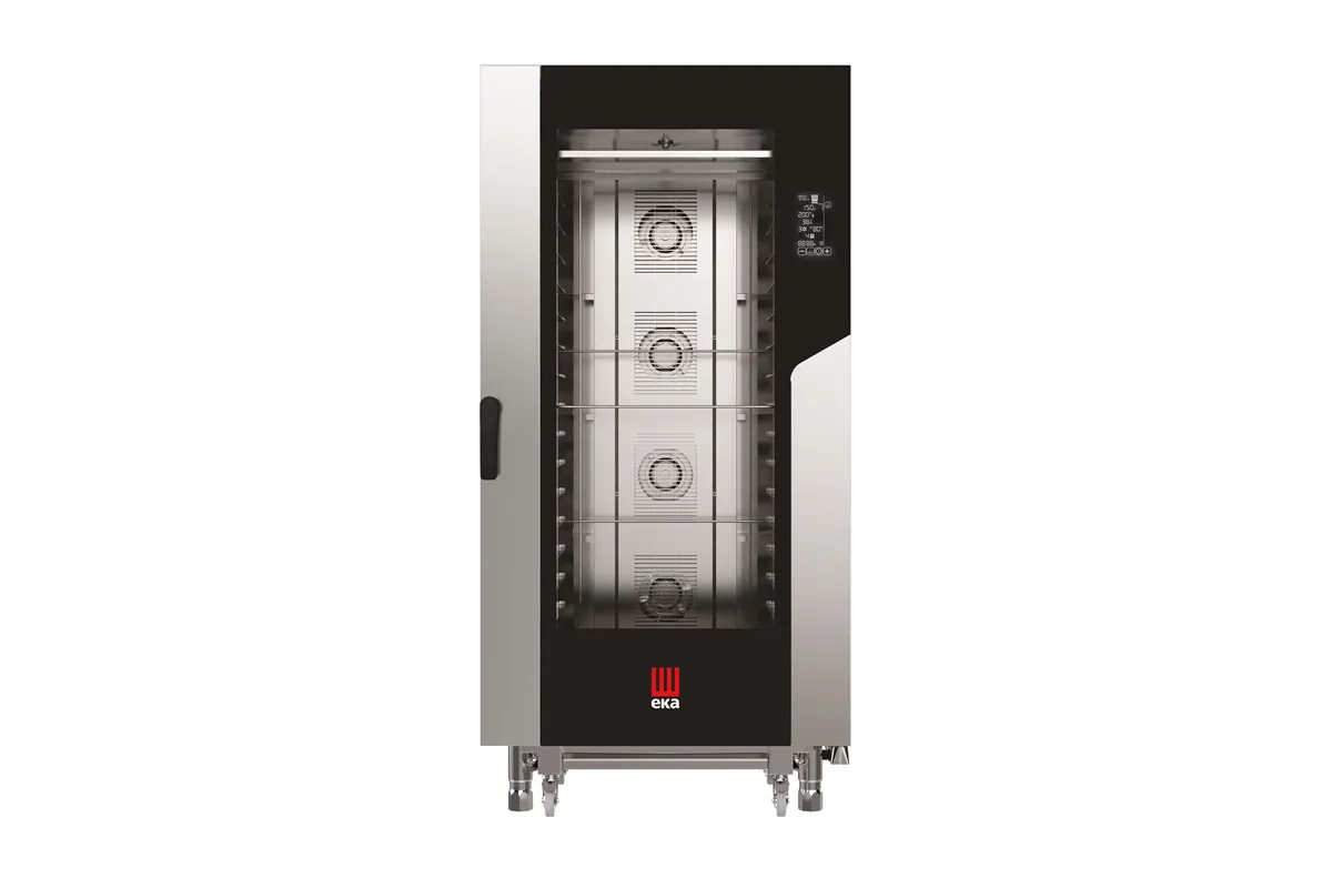 Piec konwekcyjno-parowy Millennial Black Mask Bakery 16×600×400 mm elektryczny 400V/31000W 930x1035x1900mm Tecnoeka MKF1664BM