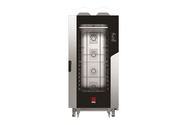 Piec konwekcyjno-parowy Millennial Black Mask Bakery 16×600×400 mm gazowy 230V/1450W 30000kW 930x1160x2060 Tecnoeka MKF1664GBM