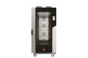 Piec konwekcyjno-parowy Millennial Touch Screen Bakery mycie 16×600×400gazowy 230V/1450W 30kW 930x1160x2060 Tecnoeka MKF1664GTS