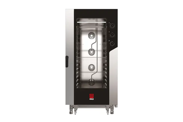 Piec konwekcyjno-parowy Millennial Smart Bakery, 16× 600×400 mm elektryczny, 400V/31000W, 930x1035x1900mm Tecnoeka MKF1664S