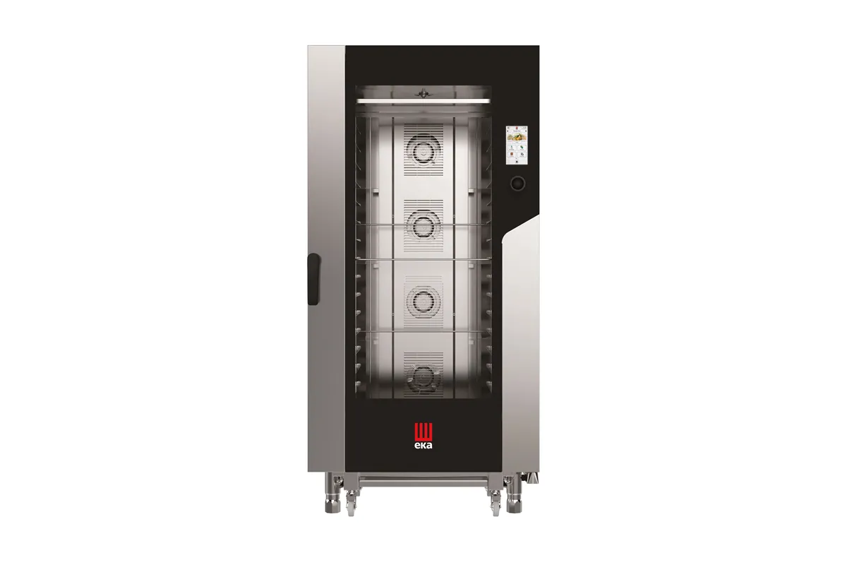 Piec konwekcyjno-parowy Millennial Touch Screen Bakery mycie 16×600×400 elektryczny 400V/31000W 930x1035x1900 Tecnoeka MKF1664TS