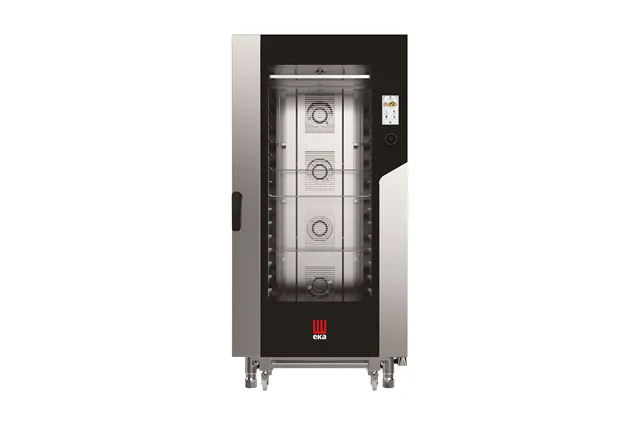 Piec konwekcyjno-parowy Millennial Touch Screen Bakery mycie 16×600×400 elektryczny 400V/31000W 930x1035x1900 Tecnoeka MKF1664TS