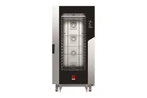 Piec konwekcyjno-parowy Millennial Black Mask Gastro, 20×GN1/1 elektryczny, 400V/31000W, 930x1035x1900mm Tecnoeka MKF2011BM