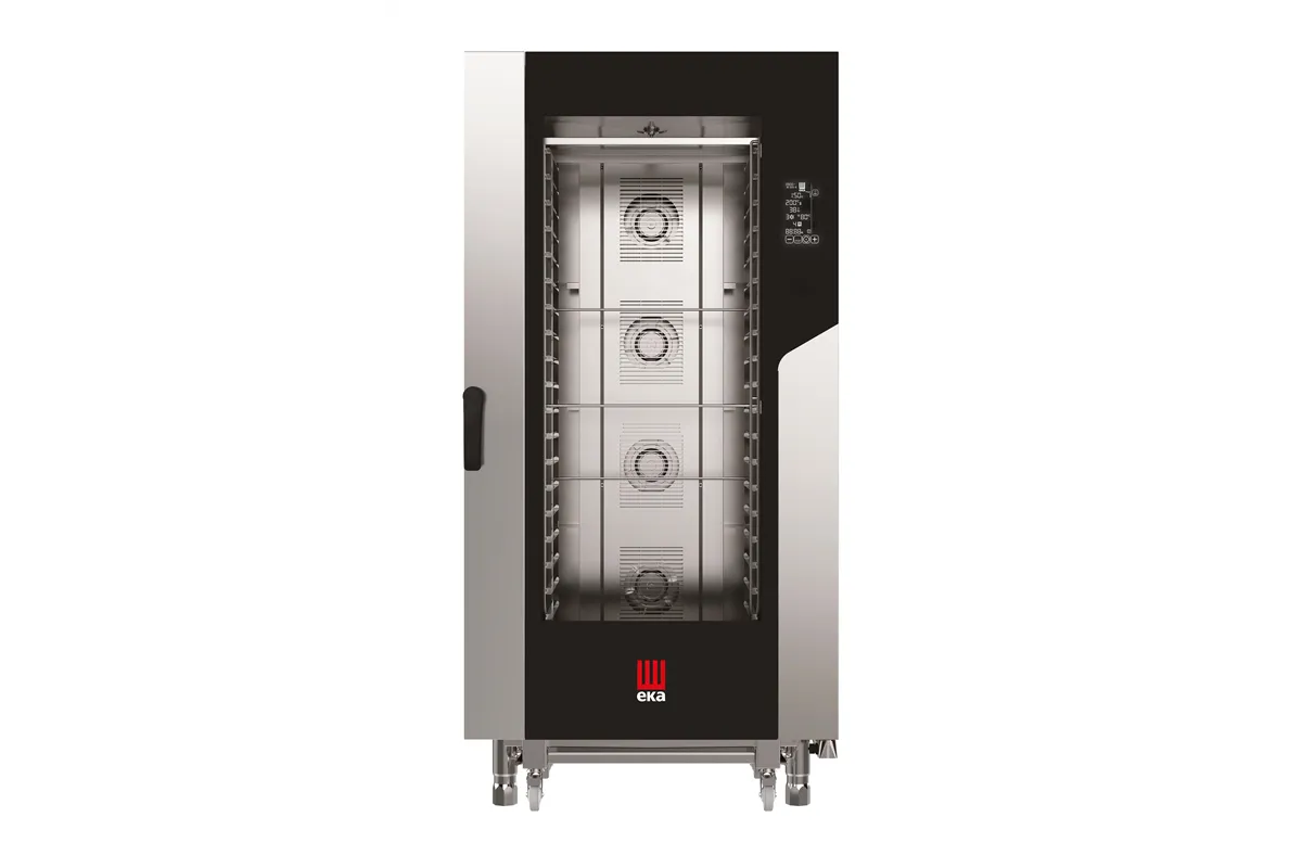 Piec konwekcyjno-parowy Millennial Black Mask Gastro, 20×GN1/1 elektryczny, 400V/31000W, 930x1035x1900mm Tecnoeka MKF2011BM
