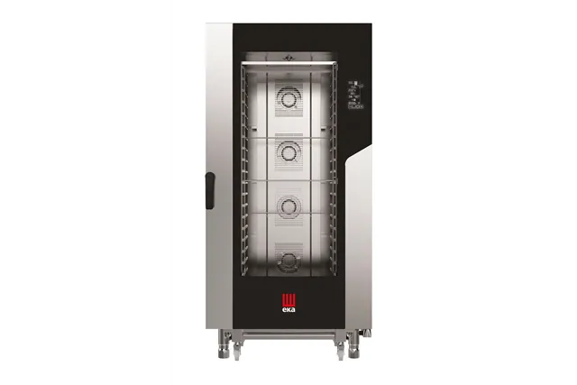 Piec konwekcyjno-parowy Millennial Black Mask Gastro, 20×GN1/1 elektryczny, 400V/31000W, 930x1035x1900mm Tecnoeka MKF2011BM