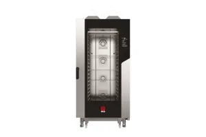Piec konwekcyjno-parowy Millennial Black Mask Gastro, 20×GN1/1 gazowy, 230V/1450W, 30000kW, 930x1160x2060mm Tecnoeka MKF2011GBM