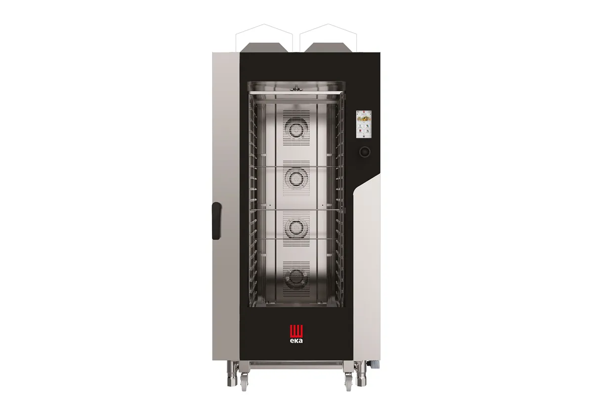 Piec konwekcyjno-parowy Millennial Touch Screen Gastro mycie 20×GN1/gazowy 230V/1450W 30000kW 930x1162x1954 Tecnoeka MKF2011GTS