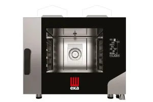 Piec konwekcyjno-parowy Millennial Black Mask Bakery, 4× 600×400 mm gazowy, 230V/300W, 9,3kW, 850x1035x801mm Tecnoeka MKF464GBM