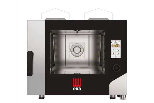 Piec konwekcyjno-parowy Millennial Touch Screen Bakery mycie 4×600×400 gazowy 230V/300W 9300kW 850x1035x800 Tecnoeka MKF464GTS