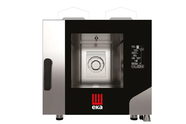 Piec konwekcyjno-parowy Millennial Black Mask Gastro, 5×GN1/1 gazowy, 230V/300W, 9300kW, 730x849x801mm Tecnoeka MKF511GBM