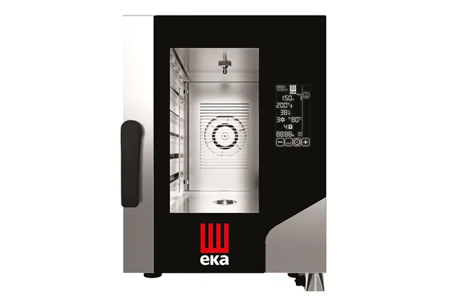 Piec konwekcyjno-parowy Millennial Black Mask Gastro Compact 6×GN 1/1 – elektryczny 400V/7800W 500x930x700mm Tecnoeka MKF611CBM