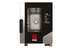 Piec konwekcyjno-parowy Millennial Black Mask Gastro Compact 6×GN 2/3 elektryczny 400V/52000W 500x750x700mm Tecnoeka MKF623CBM